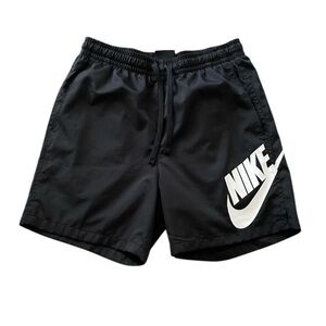 Nike Men's Black & White swim trunks